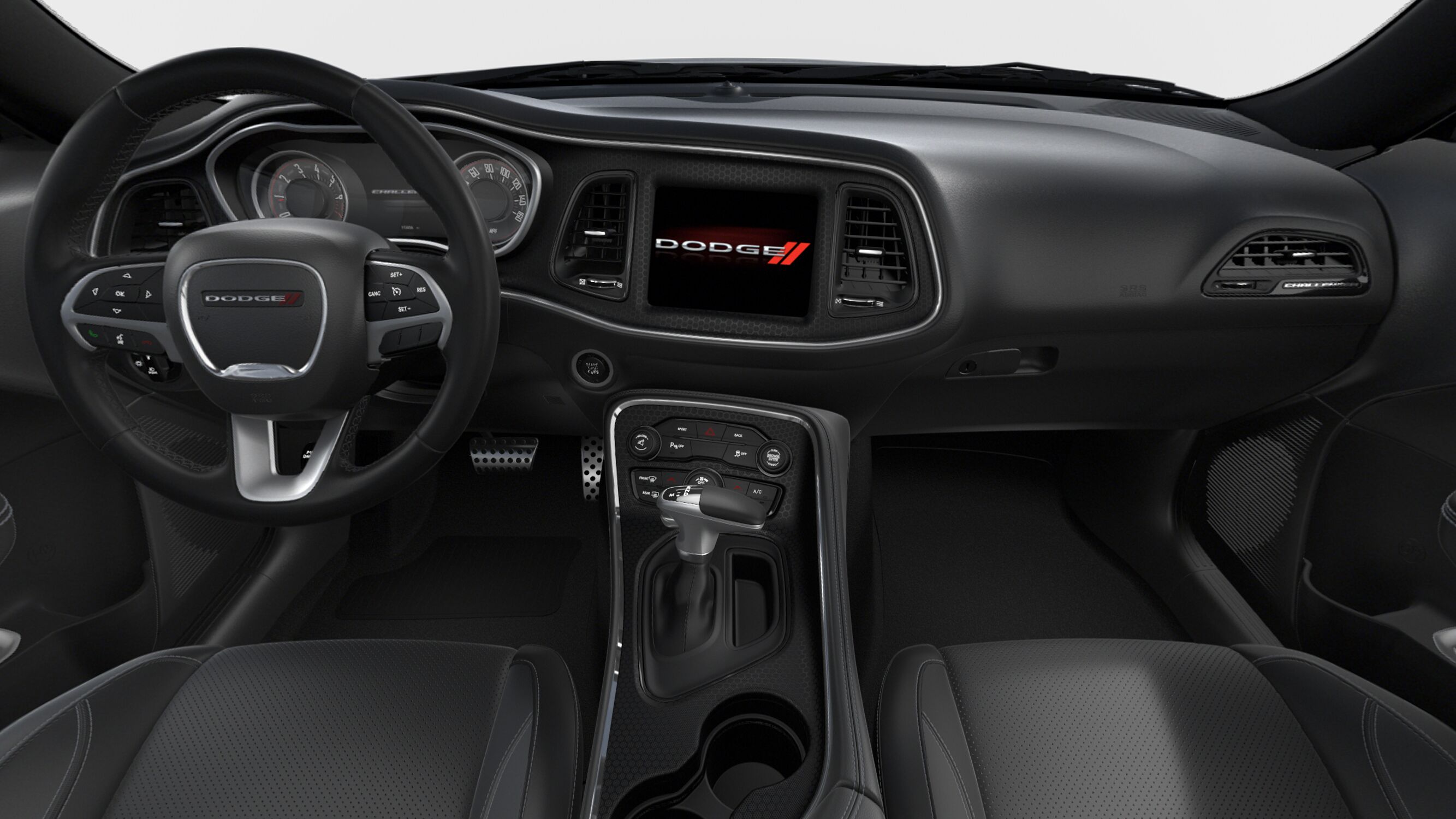 2018 Dodge Challenger SXT Plus Front Interior Detail Picture